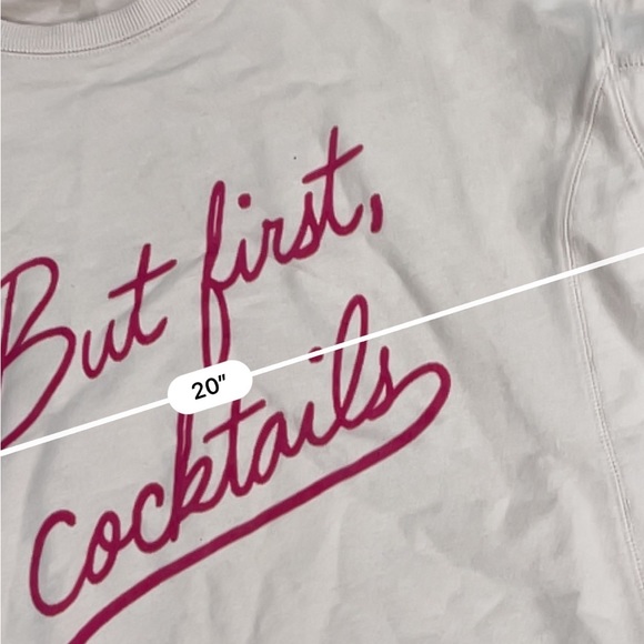 Wildfox but first cocktails pink sweatshirt - Picture 3 of 5